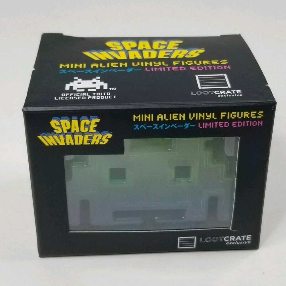 Loot Crate Space Invaders Green Vinyl Figure - Exclusive Edition